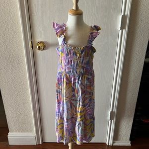 Girls 7/8 Colorful Floral Dress